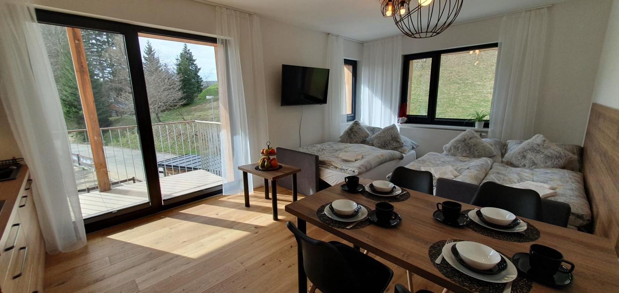 Ski&Bike Apartment Janske Lazne + Parking Luaran gambar